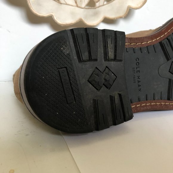 Cole Haan Taupe Suede Chukka Boots